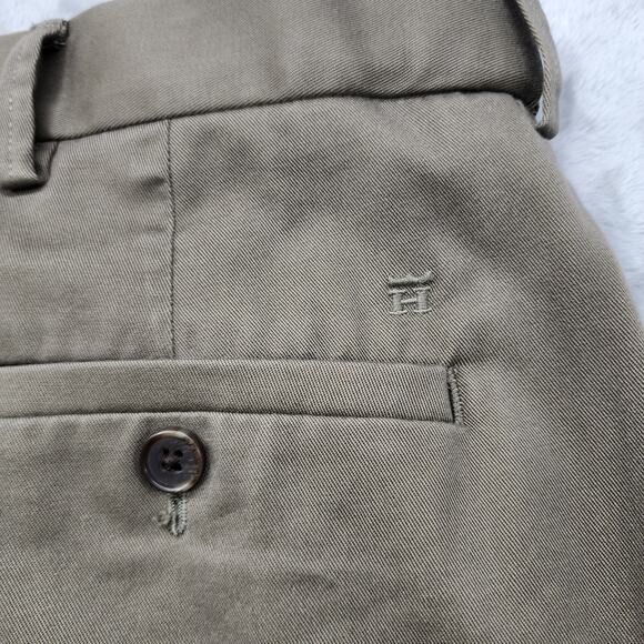 HAGGAR Pants Mens 42X29 Brown Premium No Iron Khaki Classic Fit No Iron Khaki - Picture 4 of 13
